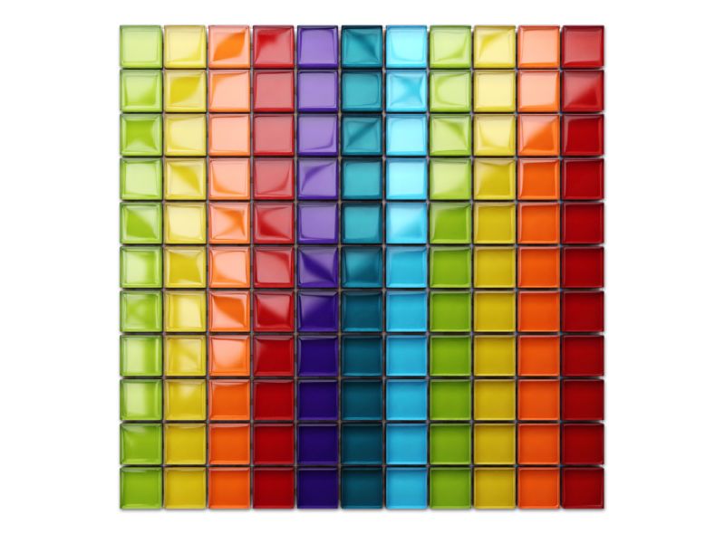 Mozaika szklana Ilcom rainbow river 30x30cm 1 szt.