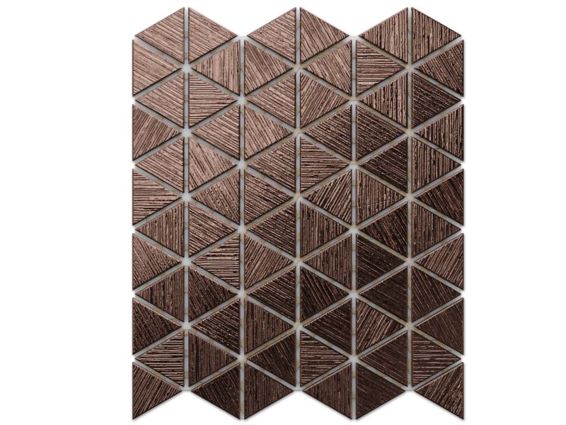 Mozaika szklana Ilcom triangle blanket copper brown 26.3 x 30.3 cm 1 szt.