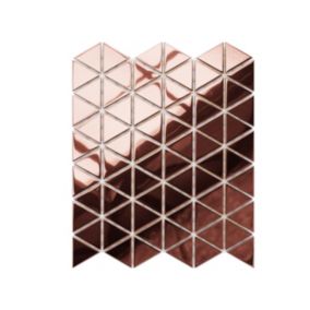 Mozaika szklana Ilcom triangle blanket copper rose metallic 26.3 x 30.3 cm 1 szt.