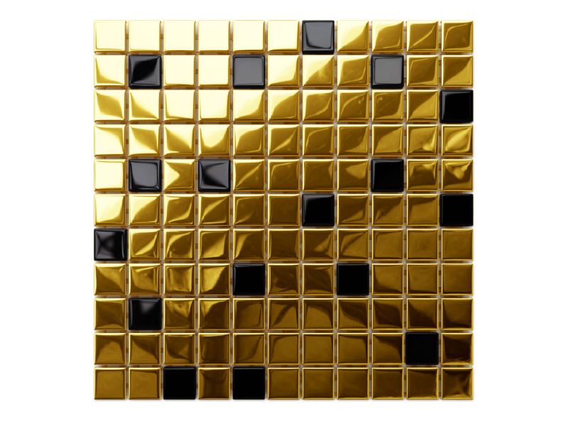 Mozaika szklana Ilcom złota gold glamour 30x30cm  1 szt.