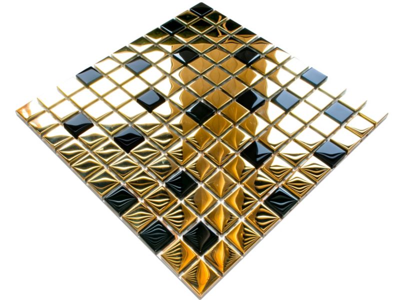 Mozaika szklana Ilcom złota gold glamour 30x30cm  1 szt.