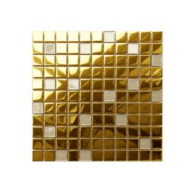 Mozaika szklana Ilcom złota gold rush 30x30cm 1 szt.