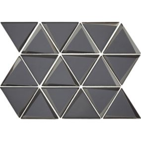 Mozaika Triangle 38 x 28,4 cm dark grey