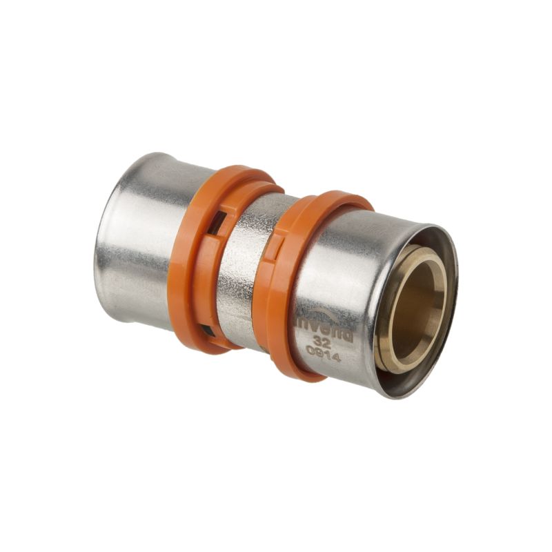 Mufa Mufka do Rury Dwuzłączka PEX 26x26 mm 95C 1MPa INVENA Prov 1 szt.