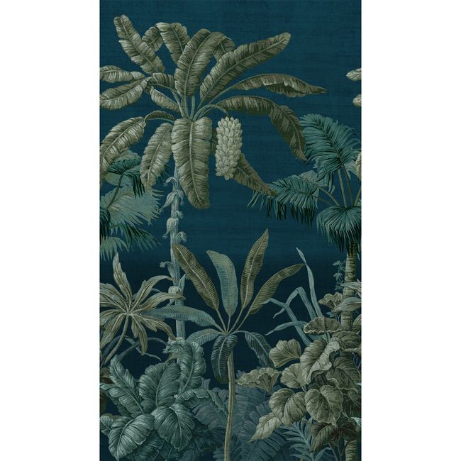 Mural winylowy na flizelinie GoodHome Tugtu tropikalny niebieski