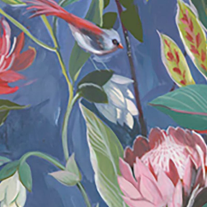 Mural winylowy na flizelinie GoodHome Turquoise kwiaty