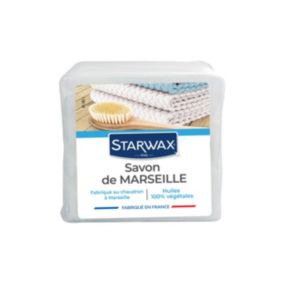 Mydło marsylskie Kostka, Starwax, 100% Olejów roślinnych, Skuteczne usuwanie plam 0,3 kg
