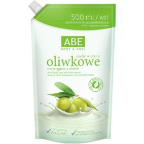 Mydło w płynie ABE oliwkowe w saszetce 500 ml