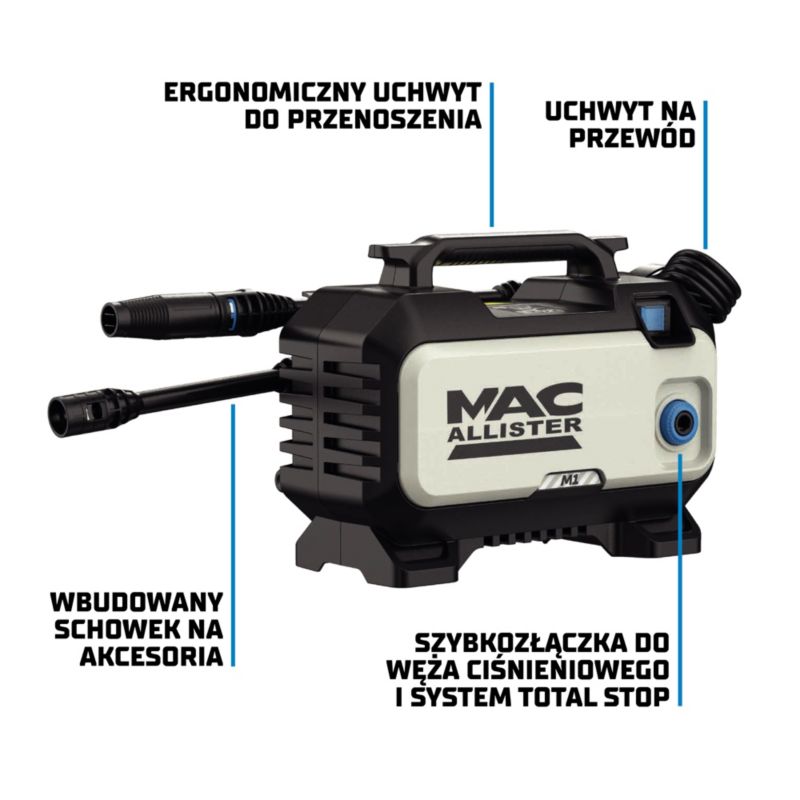 Myjka ciśnieniowa Mac Allister M1 1400W 110 bar
