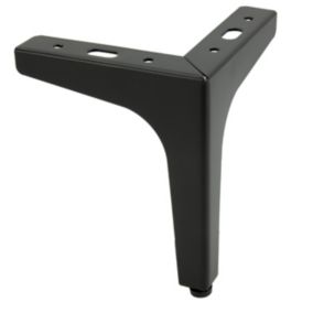 Nóżka meblowa B&B Kotwica czarna metalowa wysokość 15 cm  1 szt