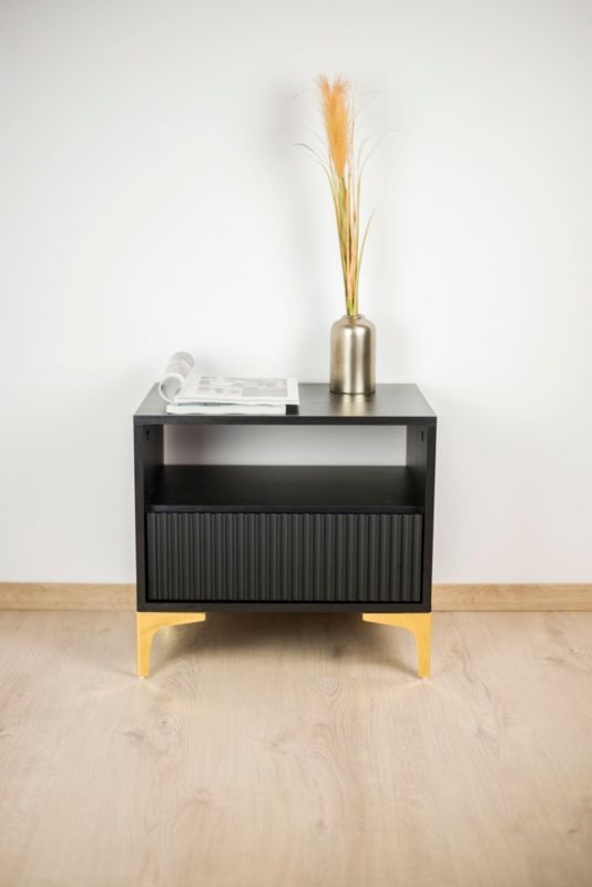 Nóżka meblowa B&B Kotwica - Złoty chrom wysokość 15 cm  1 szt