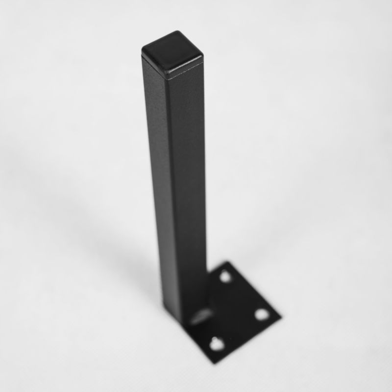 Nóżki meblowe czarne metalowe 20 cm komplet 4 sztuki styl loftowy 1 szt.