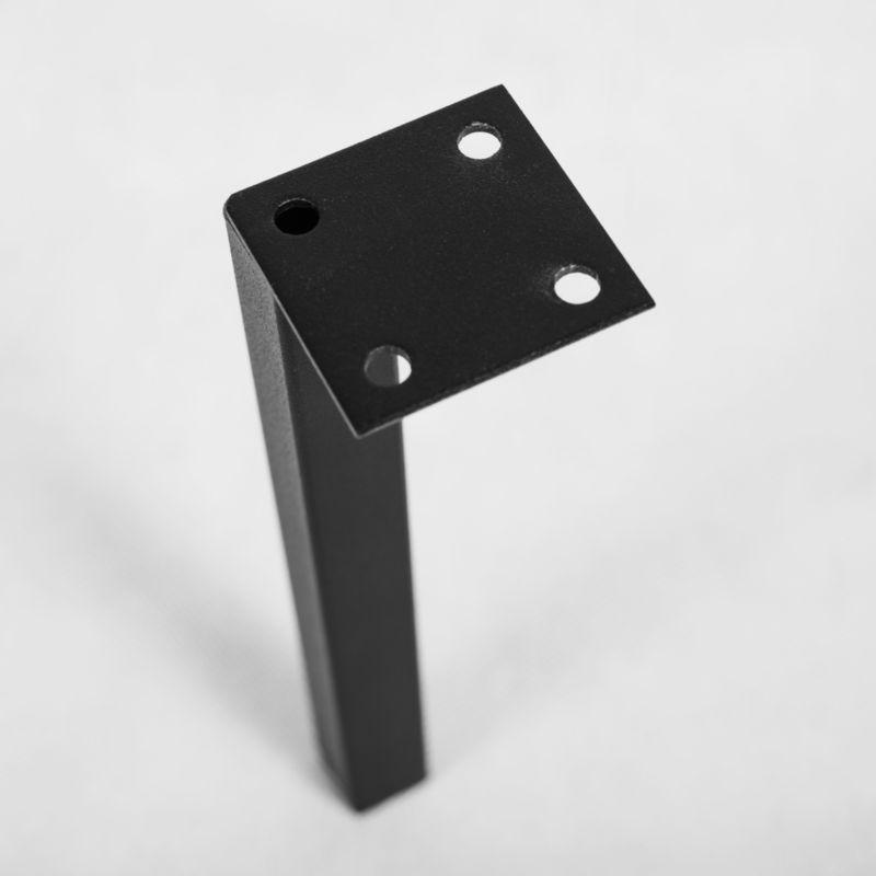Nóżki meblowe czarne metalowe 20 cm komplet 4 sztuki styl loftowy 1 szt.