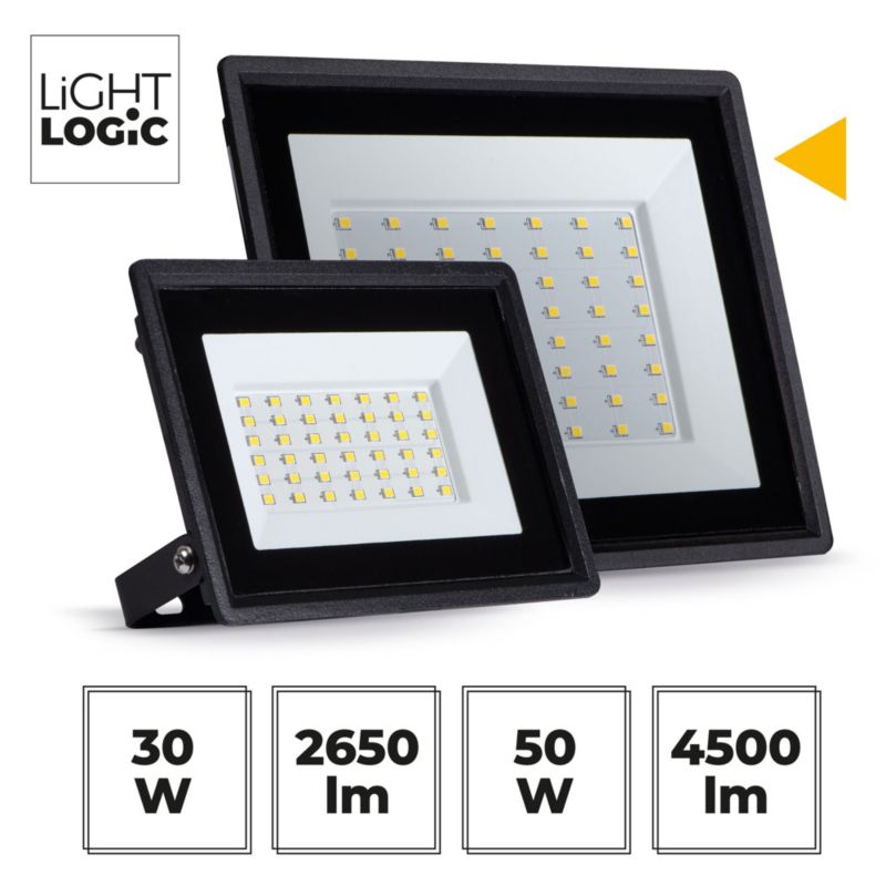 Naświetlacz LED LightLogic LL FDL LED 50W-B 31416 1 szt.