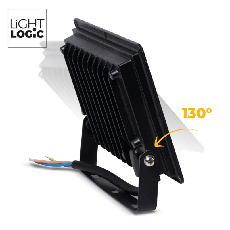Naświetlacz LED LightLogic LLN FDL LED 30W-B 66010 oprawa 30W wodoodporny oświetlenie podjazdów 1 szt.