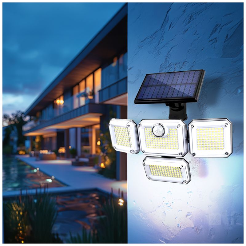 Naświetlacz z czujnikiem ruchu solarny Kobi LED 2,5W 6000K 1szt.