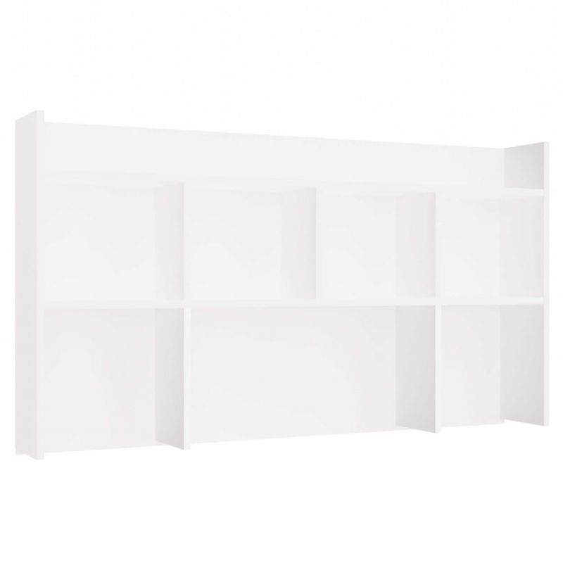 Nadstawka do Biurka Topeshop NADSTAWKA DO BIURKA 130 cm Biały 128x70x18 cm 1 szt.