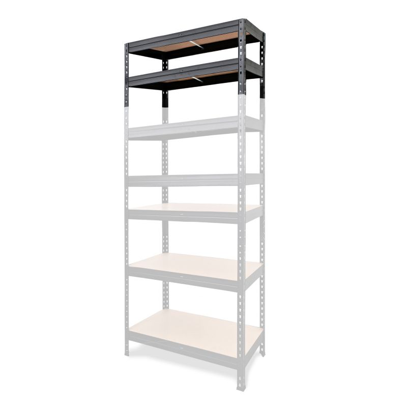 Nadstawka metalowa do regału GoodHome Rand 46 x 97 x 40 cm 2 półki 250 kg