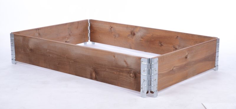 Nadstawka paletowa MODO24 impregnowana brązowa do grządki i zielnika 120 x 80 cm 3 szt.