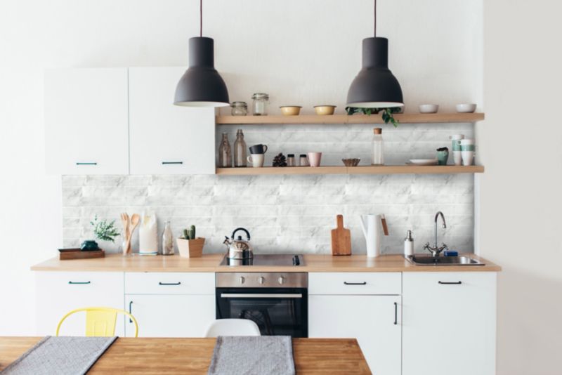 Naklejka dekoracyjna winylowa marble brick 2 szt