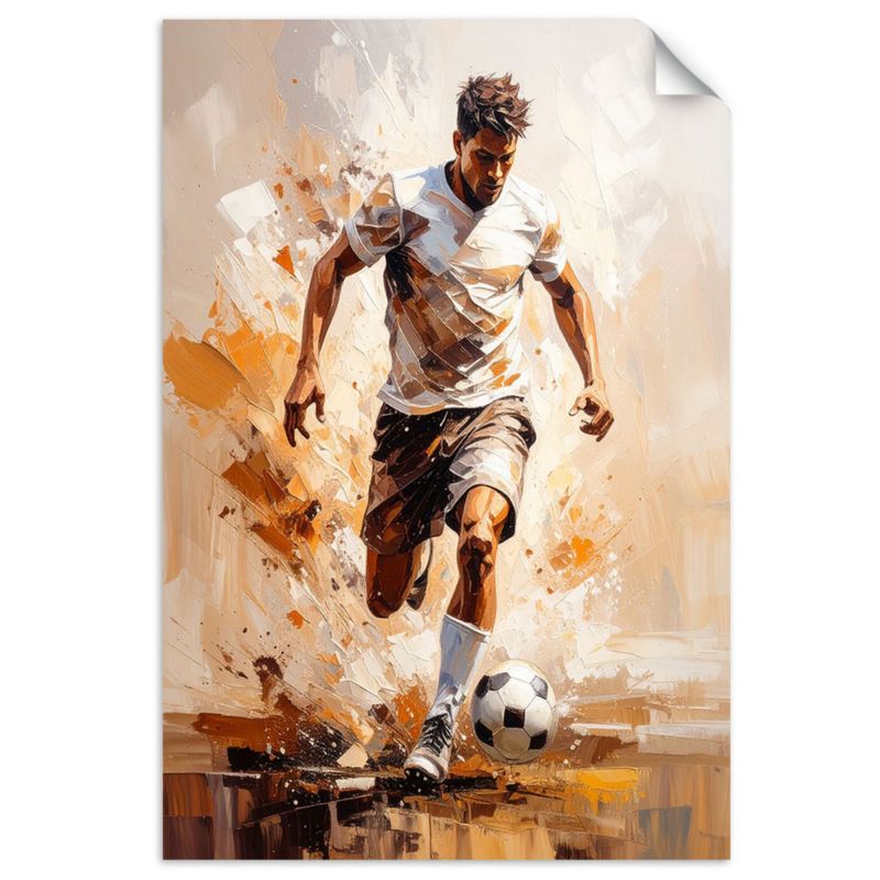 Naklejka na ścianę Feeby Piłkarz 100x150cm 1szt