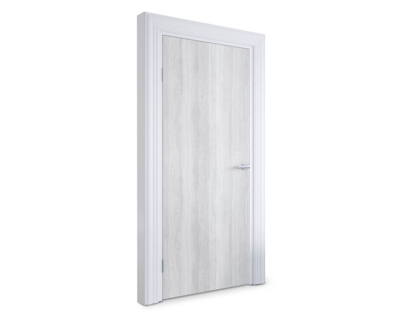 Naklejka samoprzylepna na drzwi Wallfluent 95x205 cm Szary marmur 1 szt.