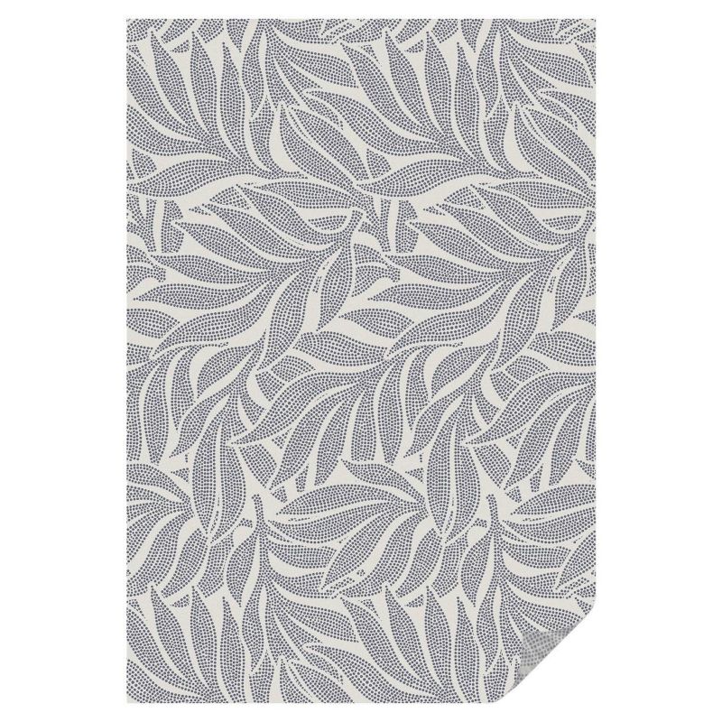 Naklejka Witrażowa Tulup 100x146 cm Folia na Szkło Elegancki wzór z liści w kropki 1 rol.