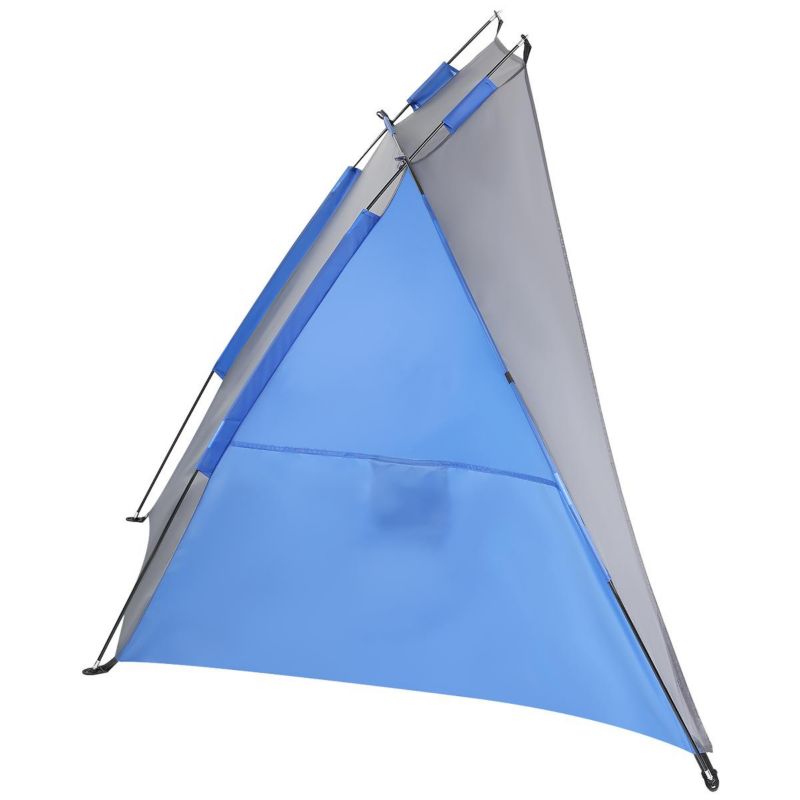 Namiot Enero osłona plażowa Sun 200X100X105cm szaro-niebieska  1szt