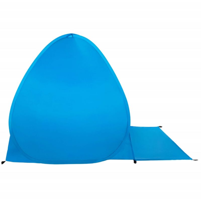 Namiot plażowy samorozkładający Springos 160x140x115cm parawan turystyczny Pop up niebieski 1szt.