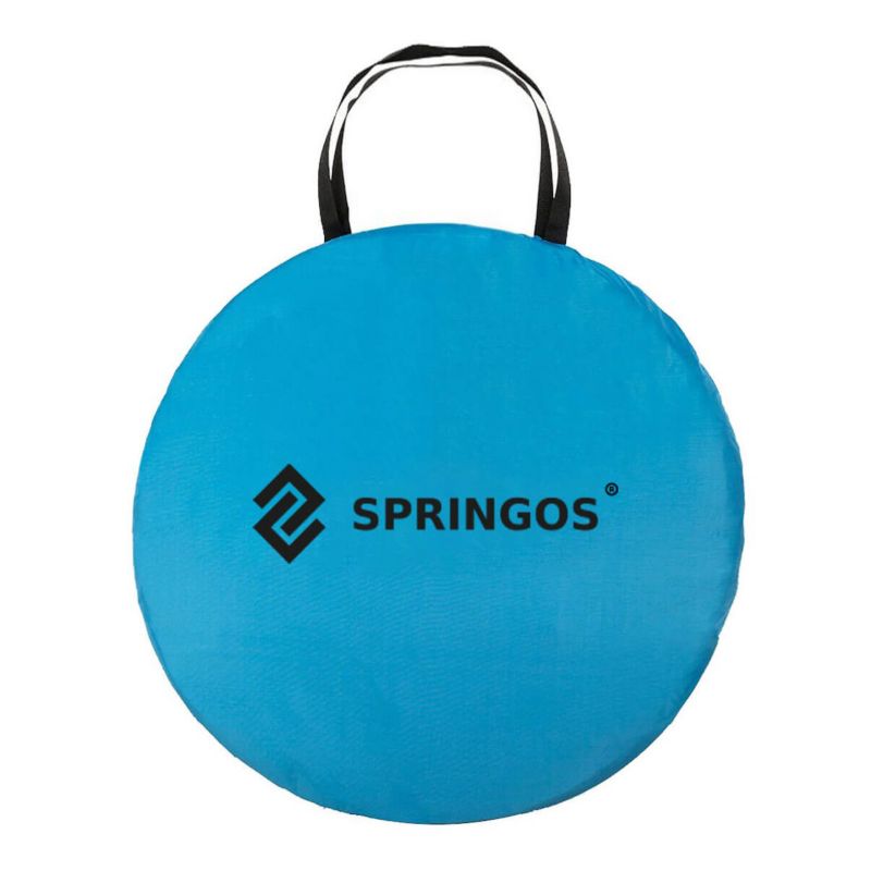 Namiot plażowy samorozkładający Springos Pop-up niebieski Springos 1 szt.