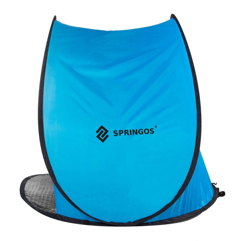 Namiot plażowy samorozkładający Springos Pop-up niebieski Springos 1 szt.