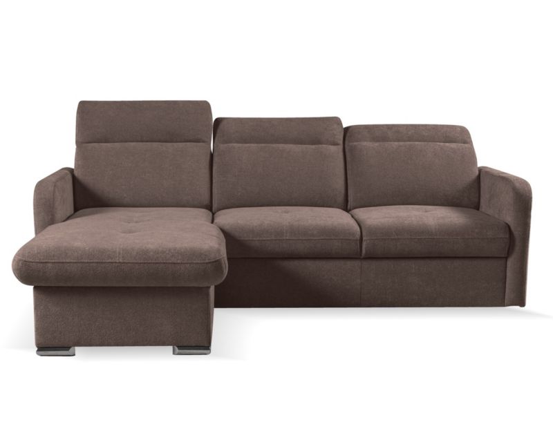 Narożnik Bettso Emil 215x167 cm z funkcją spania brązowy 1szt.