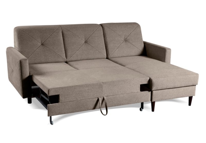 Narożnik Bettso Nordic 217x162 cm z funkcją spania ciemny beż 1szt.