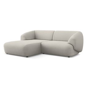 Narożnik lewostronny Makamii Moana z tkaniną boucle 230x98 cm beżowy 1 szt.