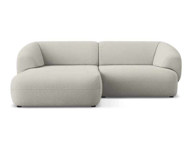 Narożnik lewostronny Makamii Moana z tkaniną boucle 230x98 cm beżowy 1 szt.
