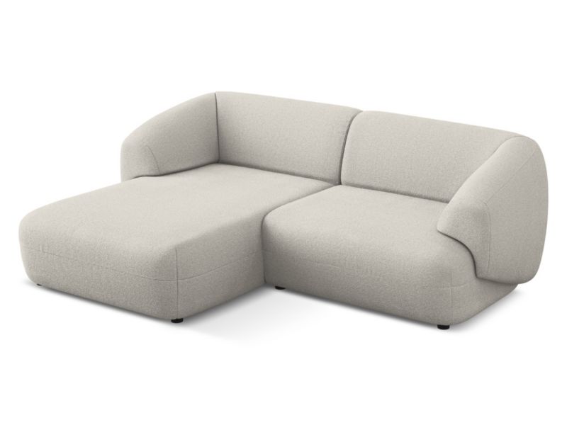 Narożnik lewostronny Makamii Moana z tkaniną boucle 230x98 cm beżowy 1 szt.