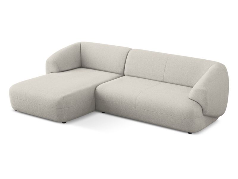 Narożnik lewostronny Makamii Moana z tkaniną boucle 280x156 cm beżowy 1 szt.