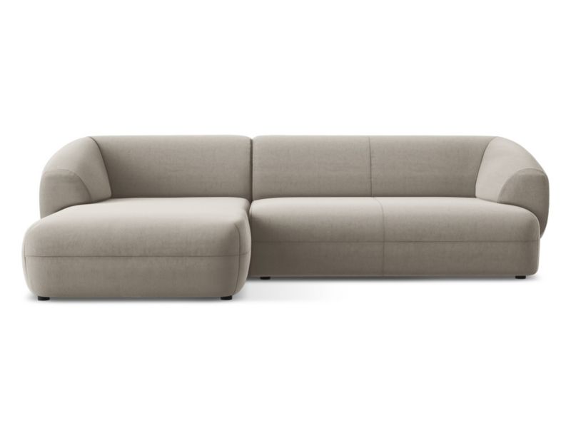 Narożnik lewostronny Makamii Moana z weluru 280x156 cm kreci 1 szt.