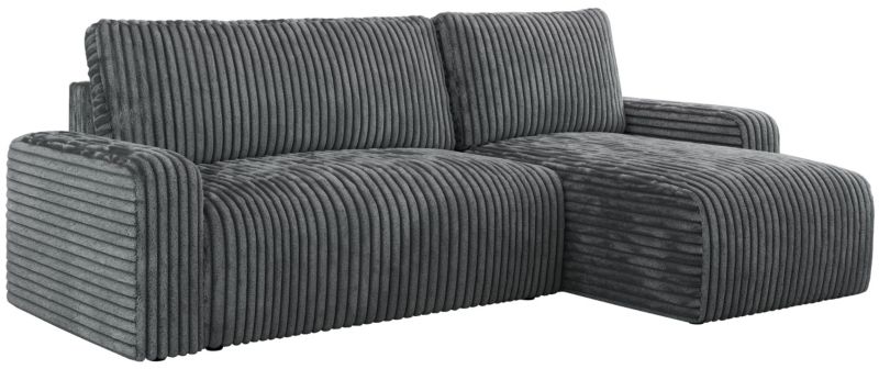 Narożnik MKS Meble ARGOS L uniwersalny szary sztruks 1szt.