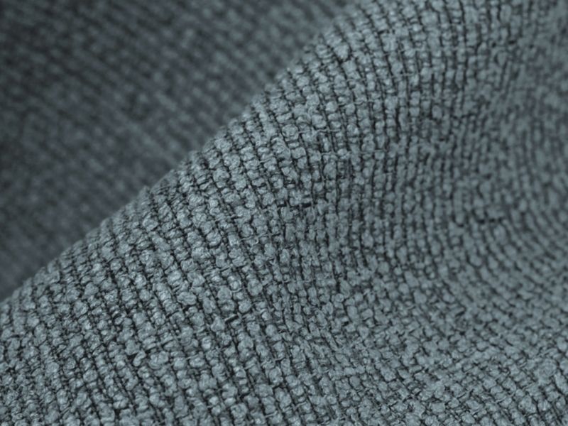 Narożnik prawostronny LaMiaSofa CERVO z tkaniny bouclé 248x166 cm jeans 1 szt.