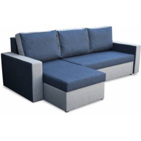 Narożnik rozkładany do salonu Bonni Home Szary/Granat 1 szt.