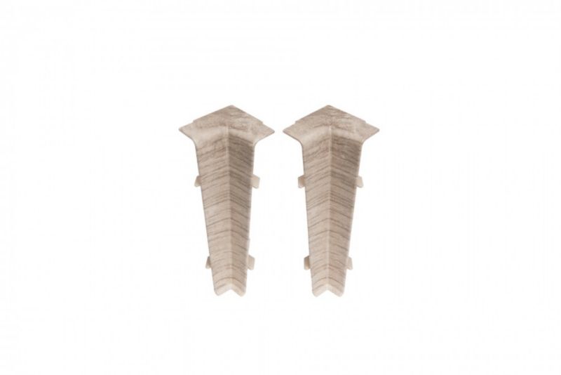 Narożnik wewnętrzny do listwy Cezar Hi Line Dąb Alcanta mat 22x75x20mm PVC 1 kpl.