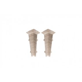 Narożnik wewnętrzny do listwy Cezar Hi Line Dąb Alcanta mat 22x75x20mm PVC 1 kpl.