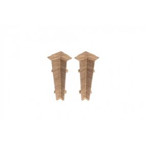 Narożnik wewnętrzny do listwy Cezar Hi Line Dąb Newada mat 22x75x20mm PVC 1 kpl.