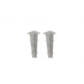 Narożnik wewnętrzny do listwy Cezar Hi Line Dąb Szary Jasny mat 22x75x20mm PVC 1 kpl.