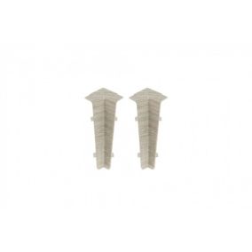 Narożnik wewnętrzny do listwy Cezar Hi Line Prestige 75mm PVC Dąb Beżowy Haras mat 22x75x20mm PVC 1 kpl.