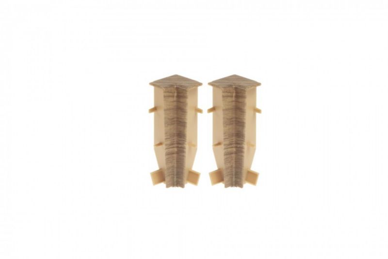 Narożnik wewnętrzny do listwy Cezar Masterline Heraklion mat 15x60x20mm PVC 1 kpl.