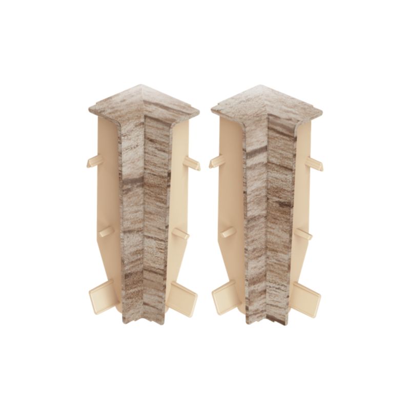Narożnik wewnętrzny do listwy Cezar Masterline Pacyfik mat 15x60x20mm PVC 1 kpl.
