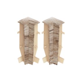 Narożnik wewnętrzny do listwy Cezar Masterline Pacyfik mat 15x60x20mm PVC 1 kpl.