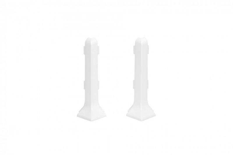 Narożnik zewnętrzny do listwy Cezar aluminiowej biały mat 10x59x0,5mm ...